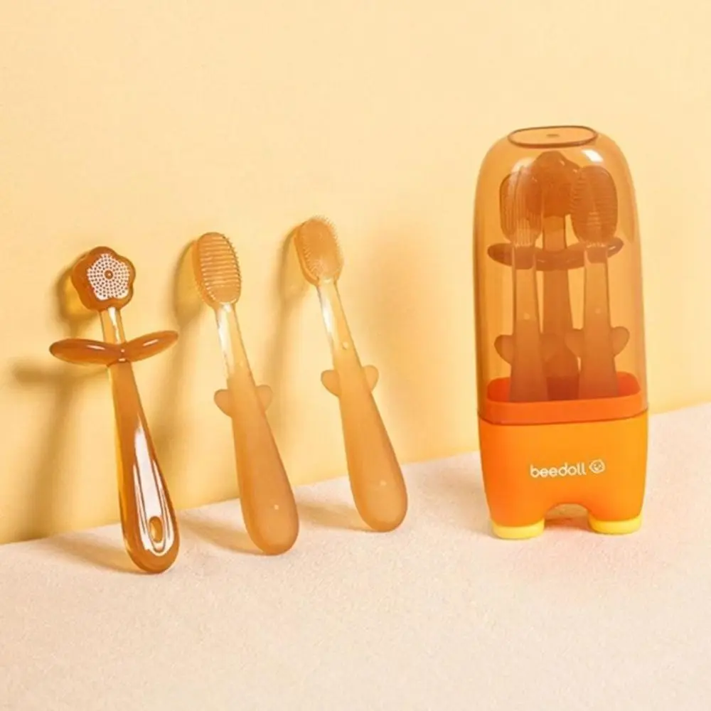 High Quality Silicone Babies Silicone Toothbrush PP Tongue Cleaning Children's Toothbrushes Toothbrush
