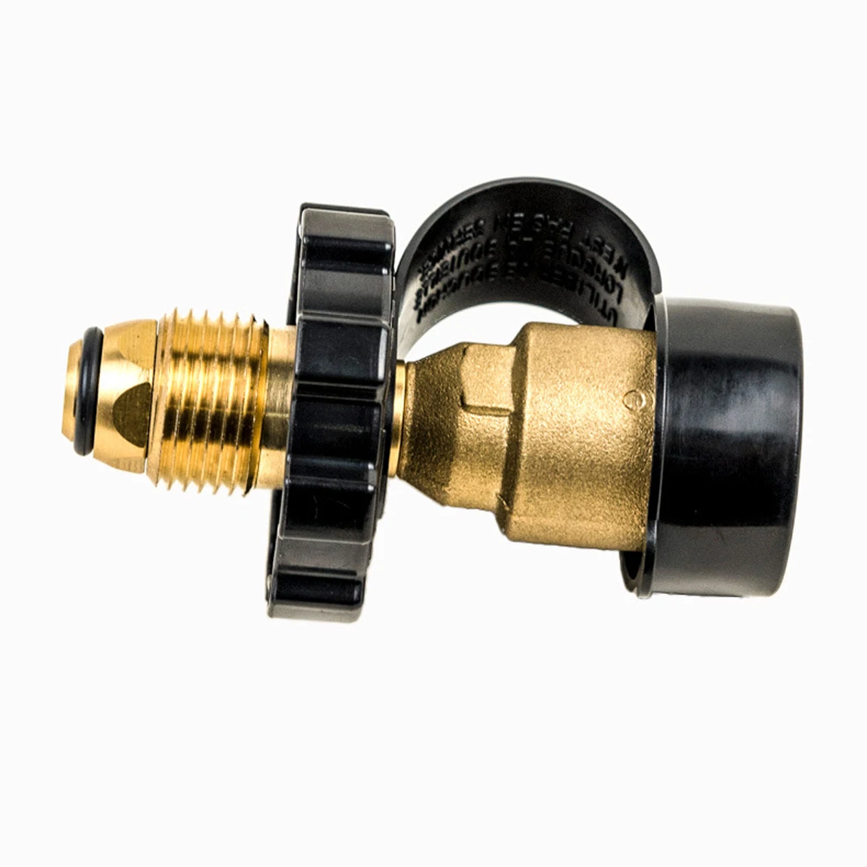 （Two pieces）Adaptateur de régulateur pour bouteille de gaz 5‑100LB connecteur QCC, raccord de remplissage propane POL