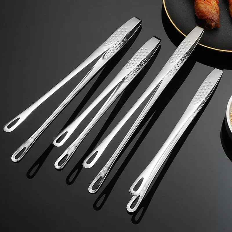 Kitchen Tongs Barbecue Grill Tongs Cooking Tweezers Stainless Steel Salad Meat Food Tongs Clip Buffet BBQ Tools Kitchen Gadgets