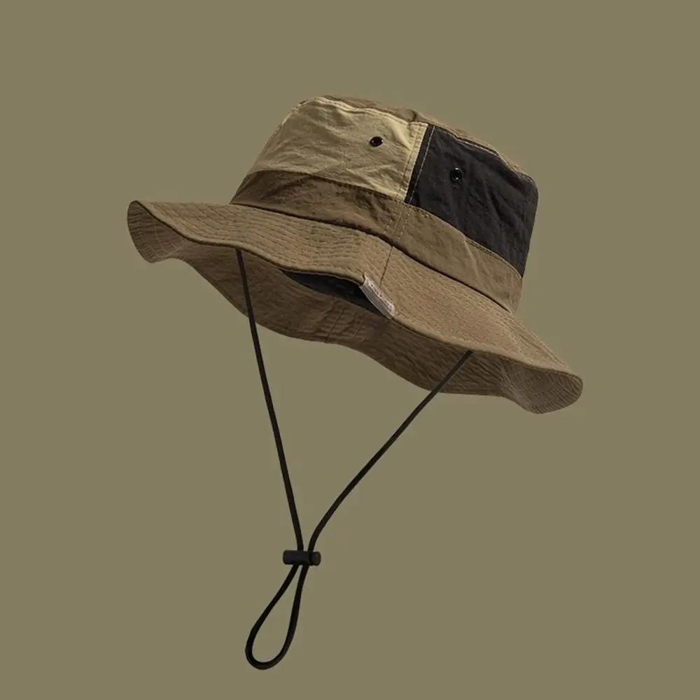 Sun Protection Bucket Hat Quick-dry Fisherman hat Panama Hat Anti-UV Wide Brim Breathable Summer Man Women