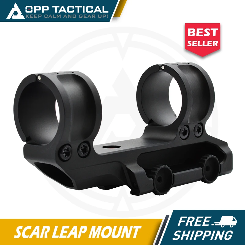 

SCALAR Type LEAP 30mm / 34mm Riflescope Mount 1.54" / 1.93" Height 20mm Picatinny Rail Base Hunting and Airsoft Mount