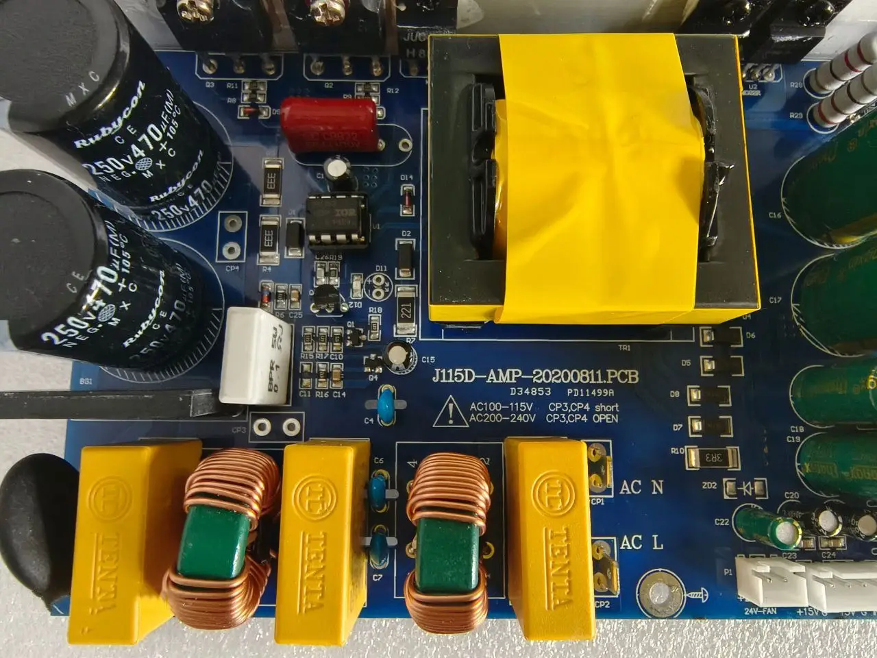 1000W Power Amplifier Audio Board Class D Mono Digital Sound Amplifier Speaker Amp With Switch Power Supply Home Theater