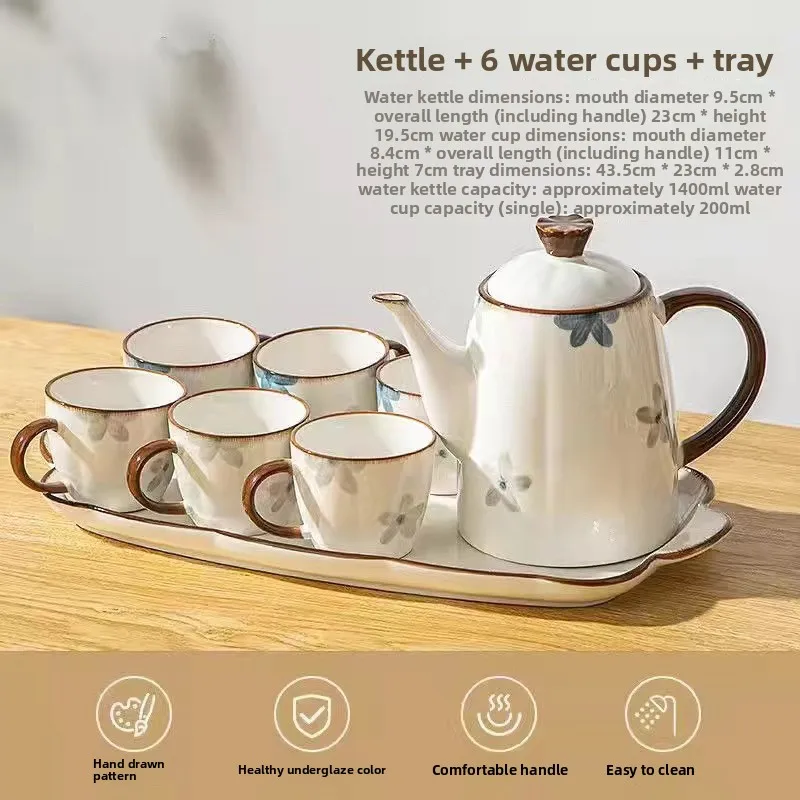 

Tea set Kung Fu new Japanese ceramic tea household housewarming gift box teacup teapot