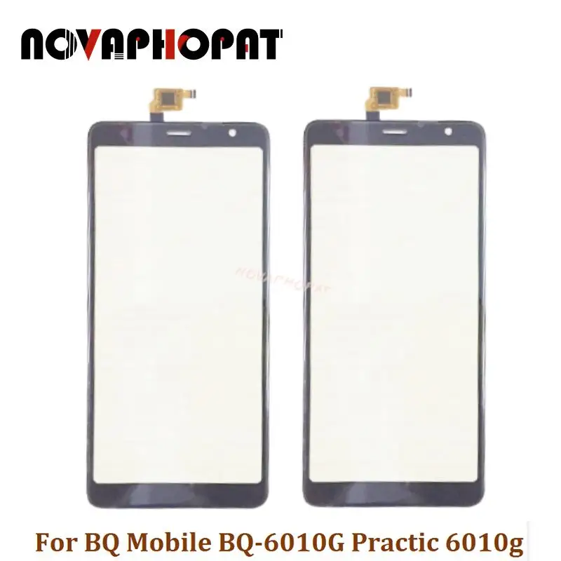 Black sensor Touchscreen For BQ Mobile BQ-6010G Practic 6010g Touch Screen Digitizer Glass Panel Lens Glass