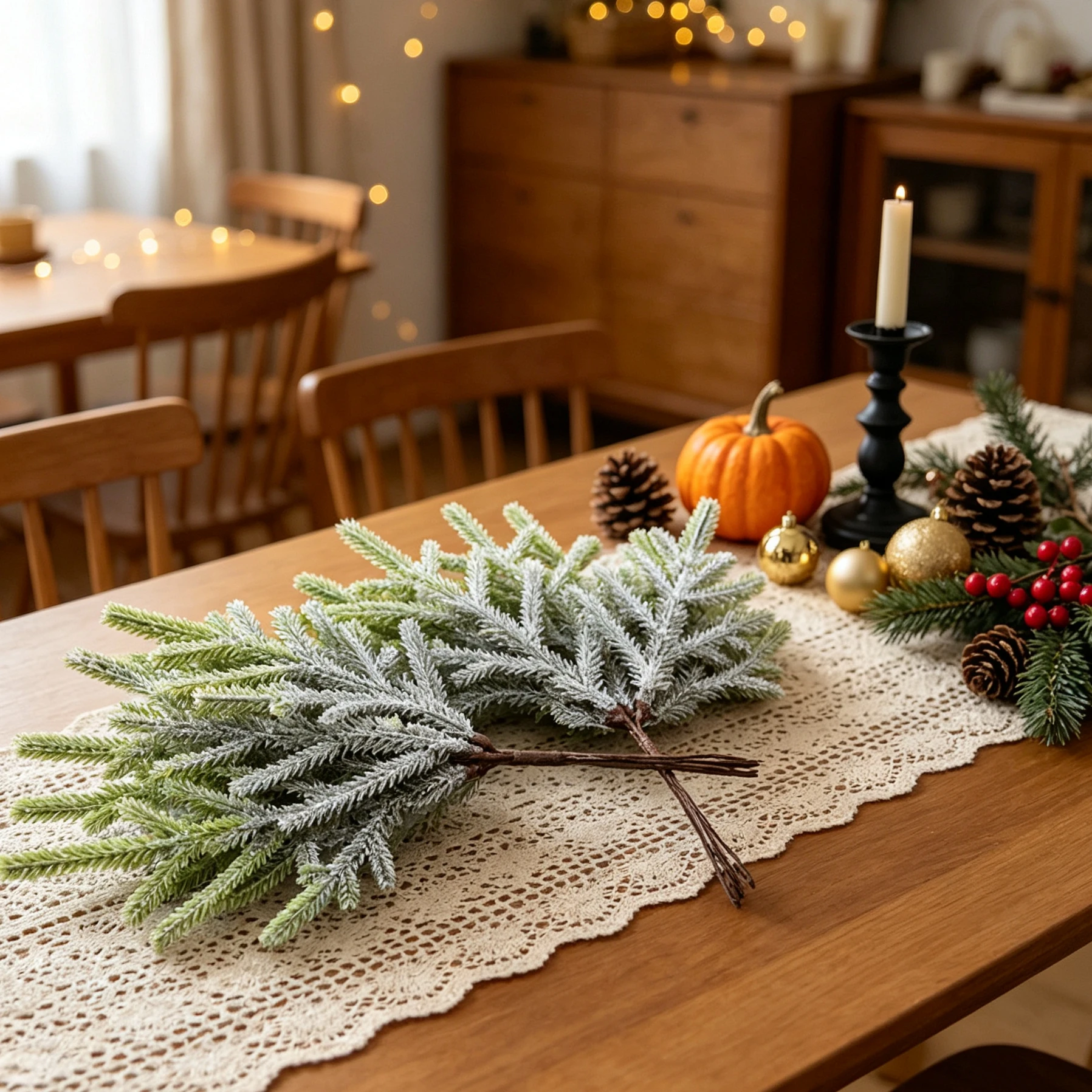 1/5pcs Artificial Flowers Wedding Bridal Bouquet Home Room Christmas Tree Decora Diy Gift Box Scrapbook Garden Cheap Fake Plant
