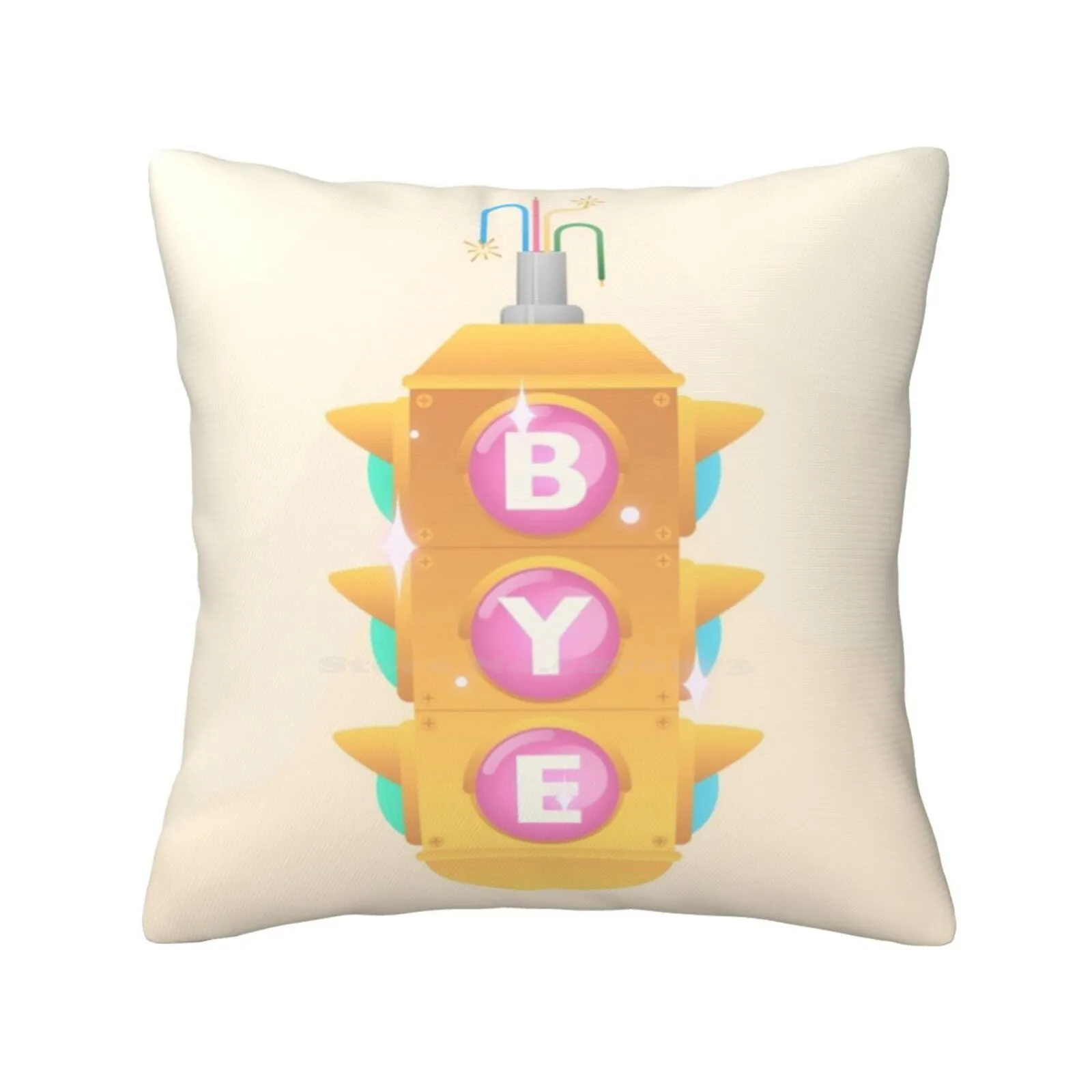 

Red Light Home Sofa Car Cushion Cover Pillowcase