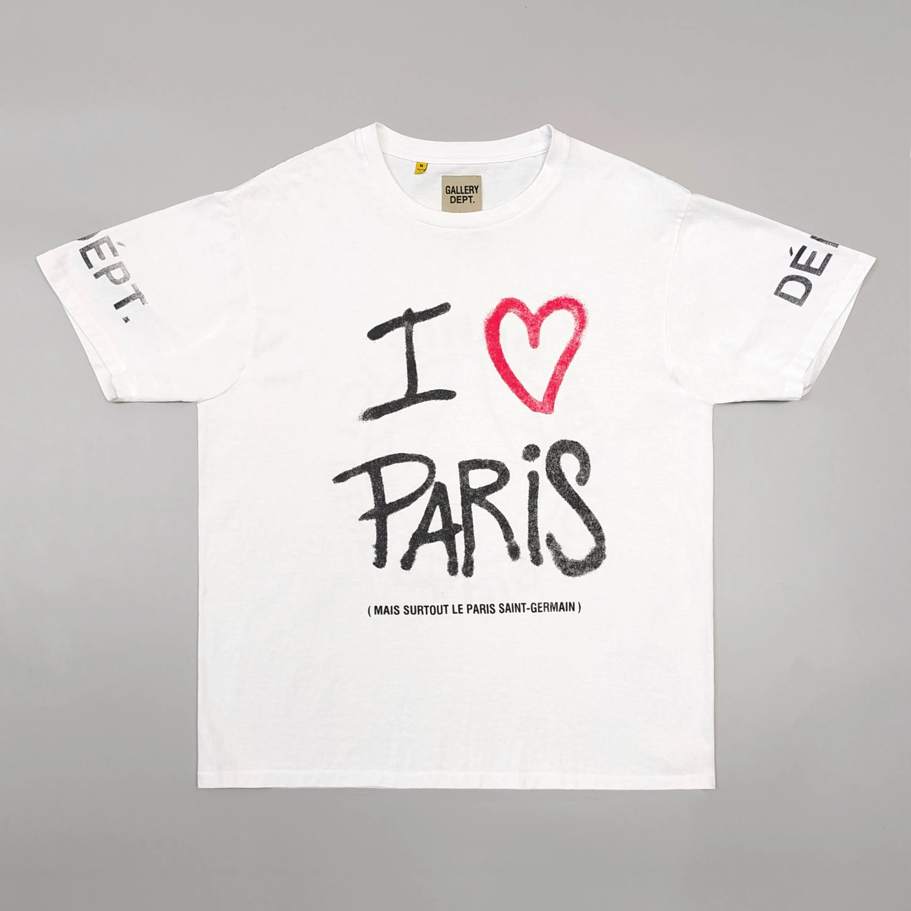 Gallery dept I Love Paris alphabet print short-sleeved T-shirt