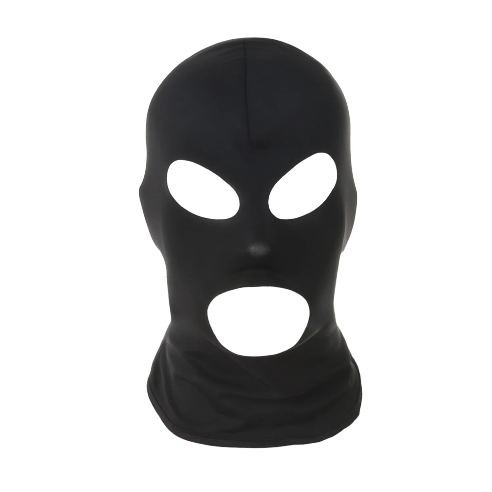 Full Face Hole Mask Men Women Balaclava Cap Outdoor Neck Head Cover Sports Ice Silk CS Motorcycle Cycling Riding Hiking Helmet I