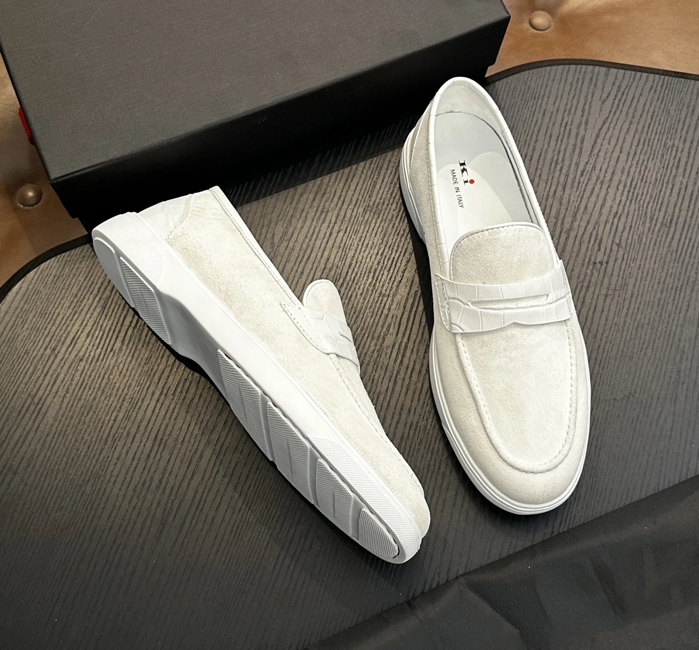 

OECHSLI Shoes Cowhide Suede 2026 new soft casual fashion genuine leather comfortable quality Men‘s European big size 38-47