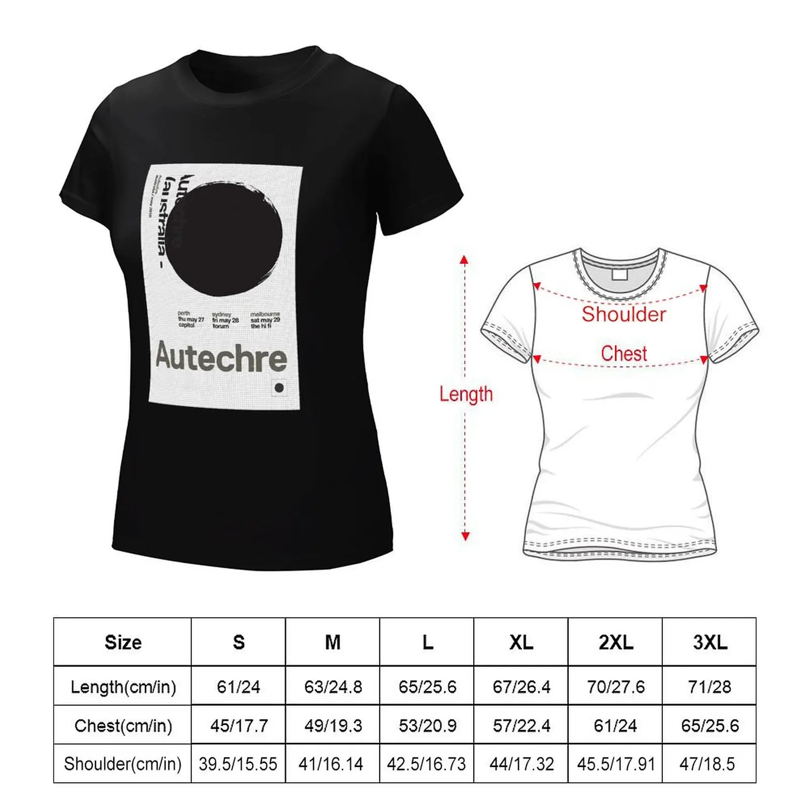 Autechre Graph Paper T-shirt tees summer tops kawaii clothes clothes for woman