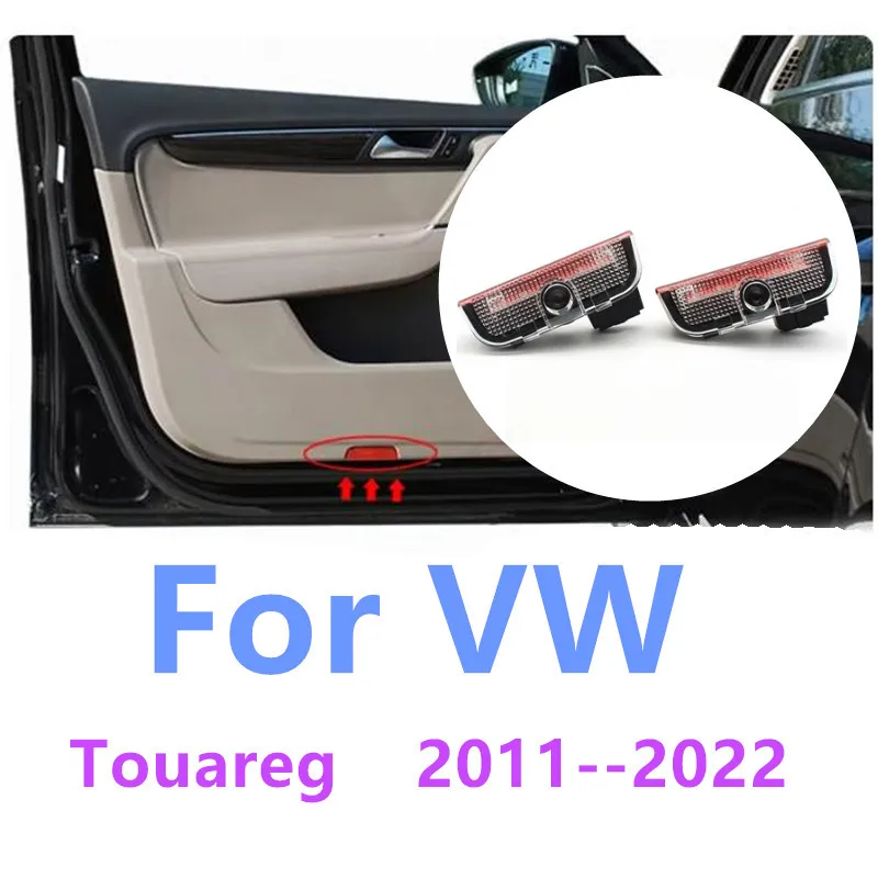 

Новинка 2026: Комплект из 2 светодиодных проекционных ламп-подсветок (подсветка дверей) для Volkswagen Touareg 2011-2013-2015-2018-2020-2022