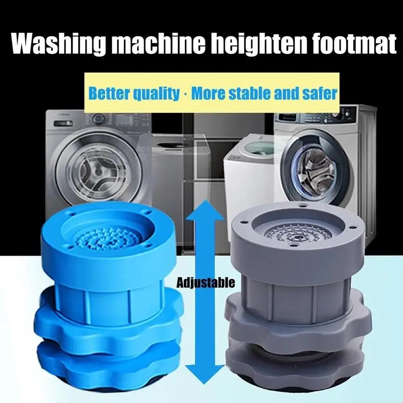 1Pcs Universal Anti-Vibration Feet Pads Washing Machine Rubber Mat Anti-Vibration Pad Dryer Refrigerator Base Fixed Non-Slip Pad