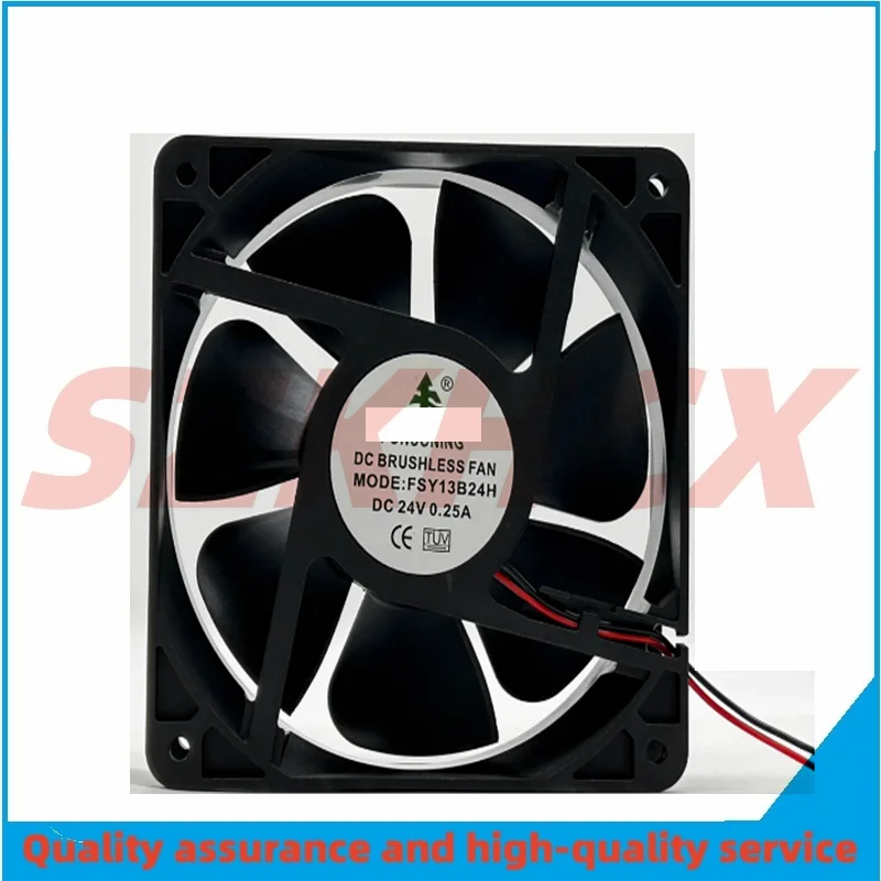 

1PCS/LOT FONSONING FSY13B12M DC 12V 0.50A 120x120x38mm 2-Wire Server Cooling Fan