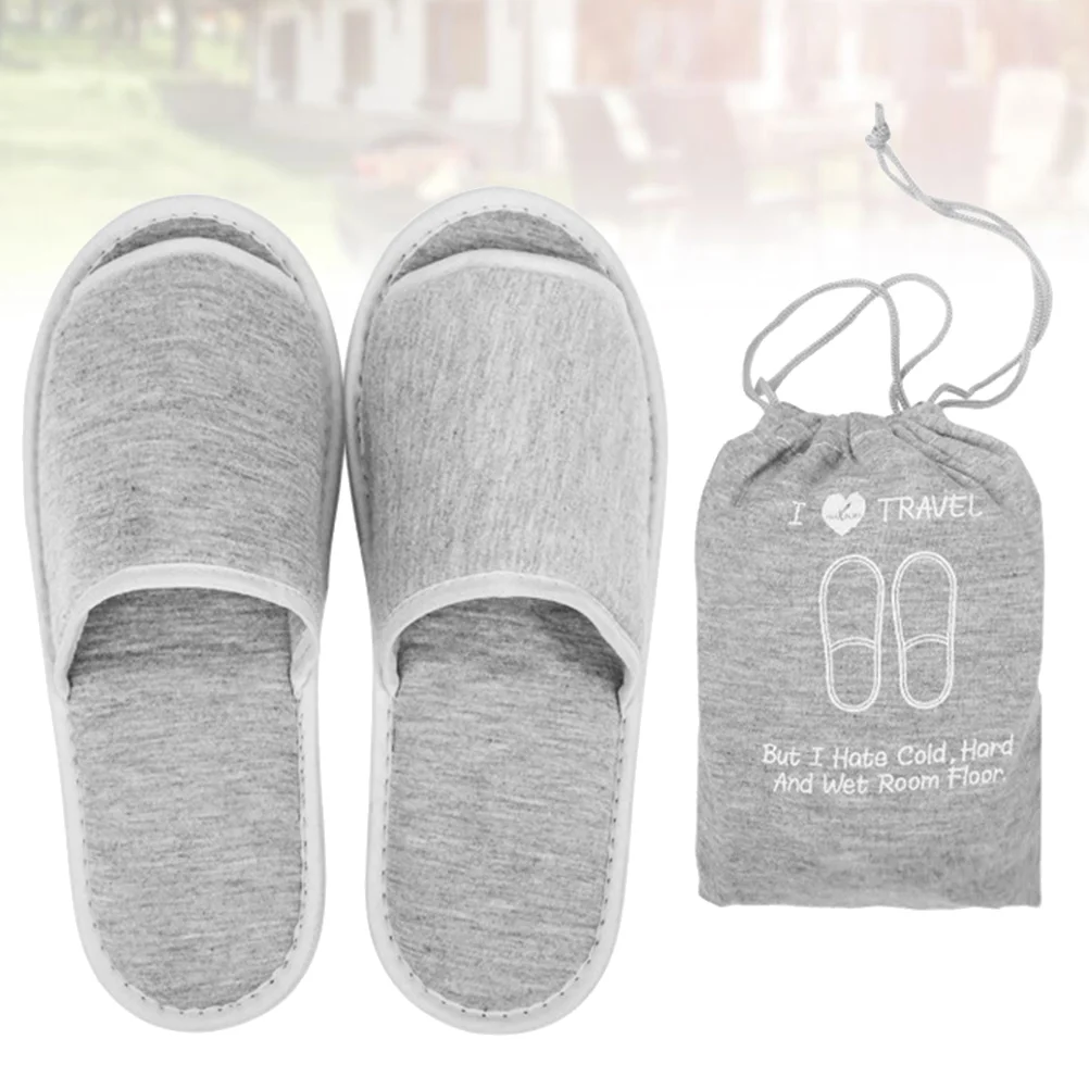 

Bag Portable Foldable Slippers Men House Japanese-style Folding Hotel for Woman