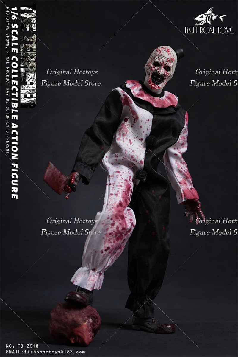 POISH BONETOYS FB-Z018 1/6 Échelle Homme Soldat Terrifier Joker Ensemble Complet 12 pouces Action Figure Modèle Cadeaux Collection