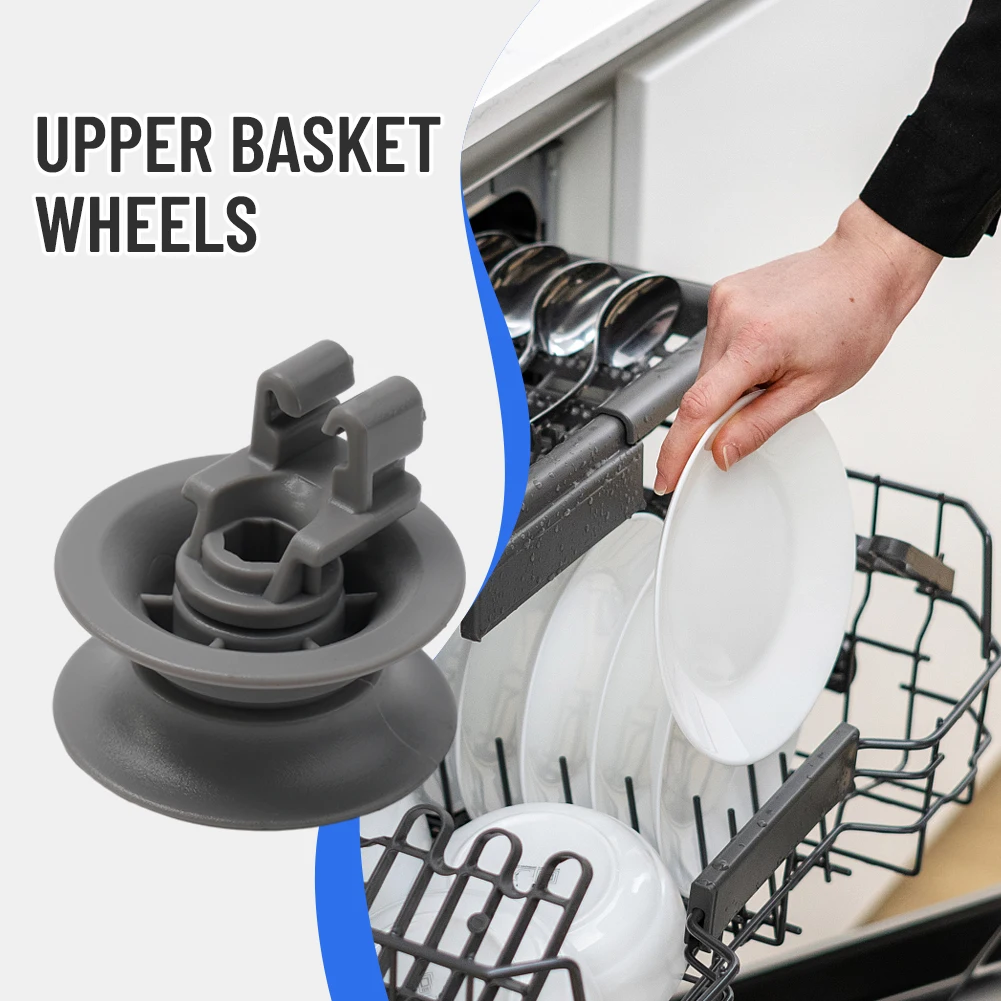 4pcs High Quality Scroll Wheel For Dishwashers Basket Upper 611666 Replaces 31 Mm*14 Mm Dishwasher Wheels Replacement