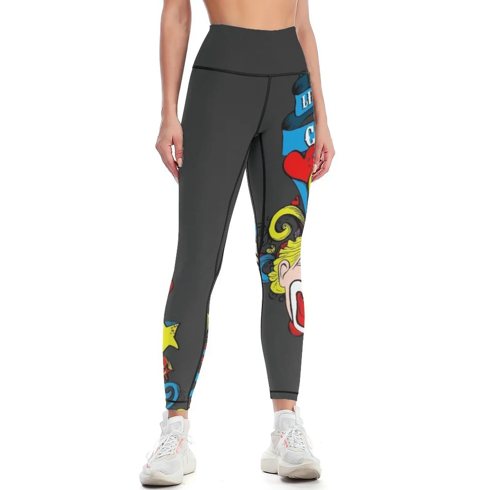 

Life is a Circus Leggings gym top Women's high waist for fitness Womens Leggings