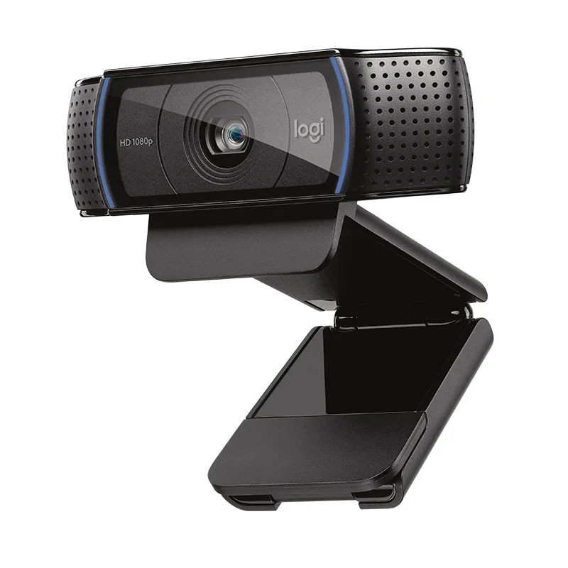 Logit-Webcam ech C920 HD 1080P Pro, annulation d'écran, appels vidéo statiques, caméra 15MP