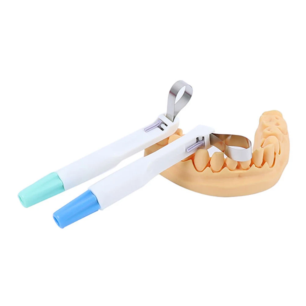 50pcs 4.5mm/6mm Pre-Assembled Single-Use Dental Adjustable Molar Restorations Matrix Bands