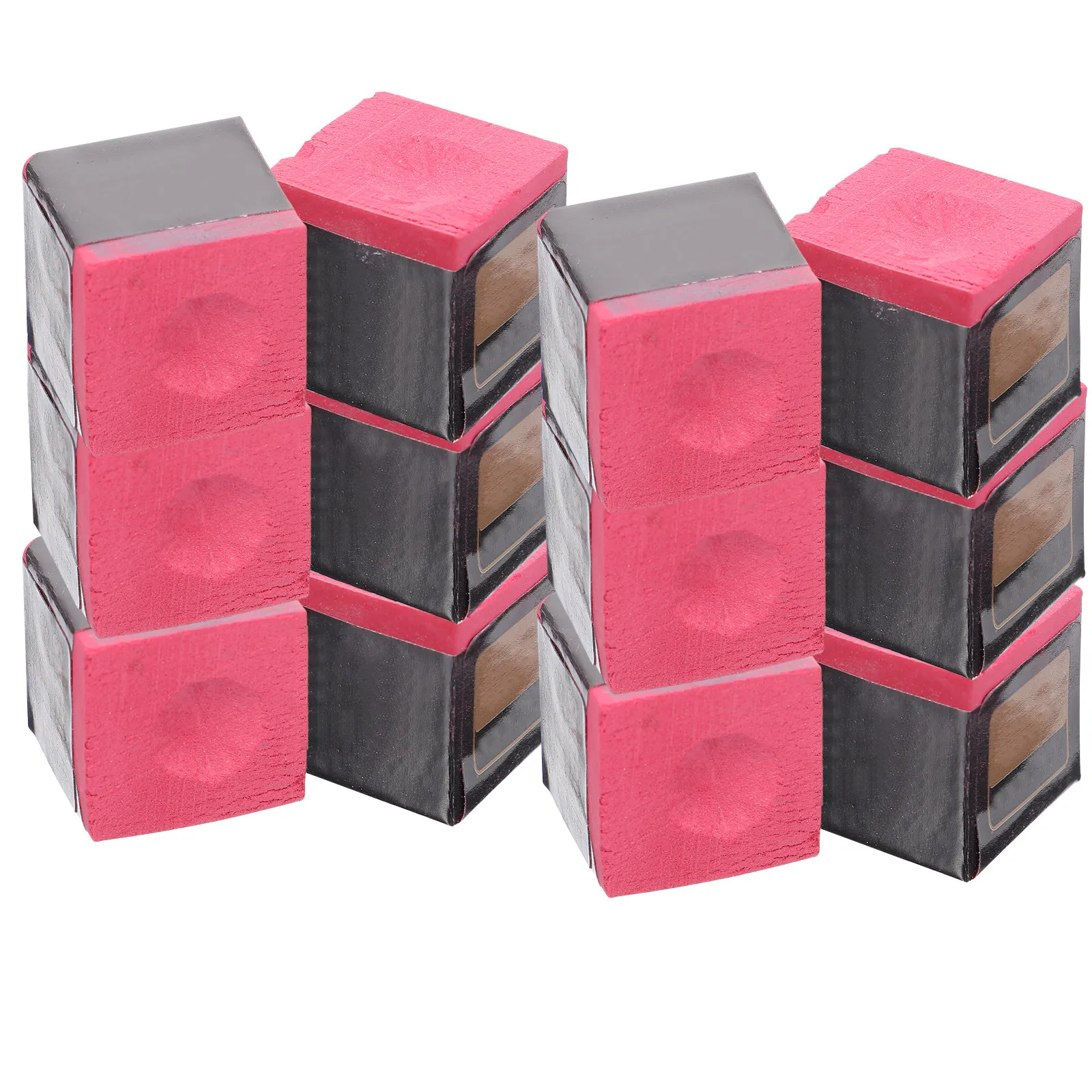 

24 шт. Премиальные кубики мела для бильярдных киев: улучшенное сцепление, точность ударов, предотвращение скольжения, для бара и дома