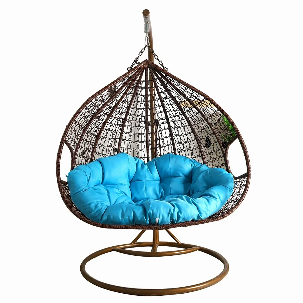 

Outdoor Furniture Bedroom Rattan Balcony Garden Hanging Egg Patio Swing Chill Chairs With Stand