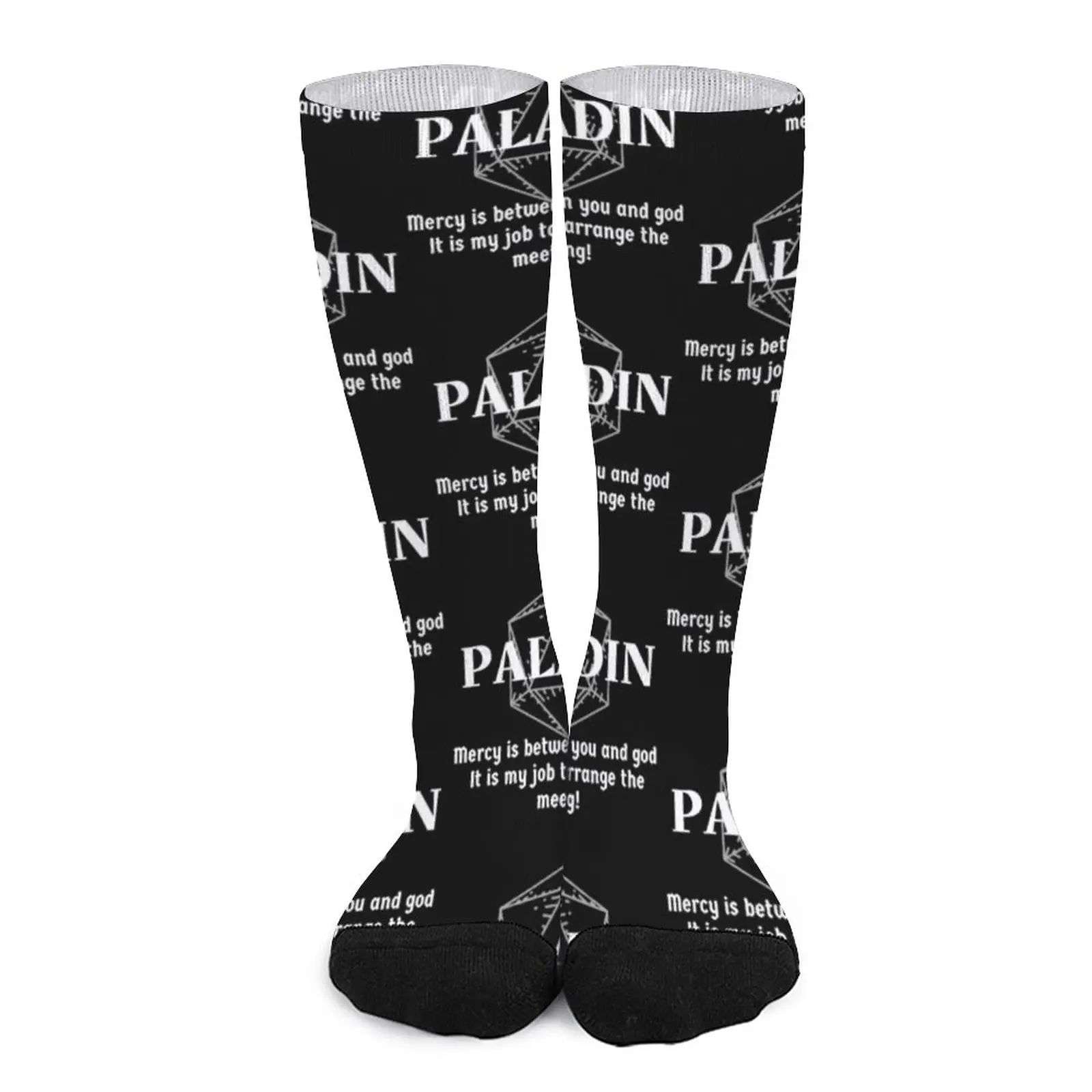 Mercy Is Between You and God. It Is My Job To Arrange The Meeting! Paladin Class Print Socks valentines day gift for boyfriend