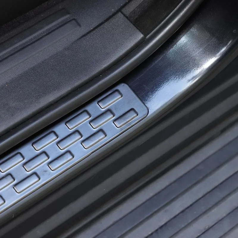 الفولاذ المقاوم للصدأ لاند روفر ديسكفري 4 LR4 2010-2016 سيارة العتبة الخارجية قطاع حماية شريط زخرفي اكسسوارات السيارات #5