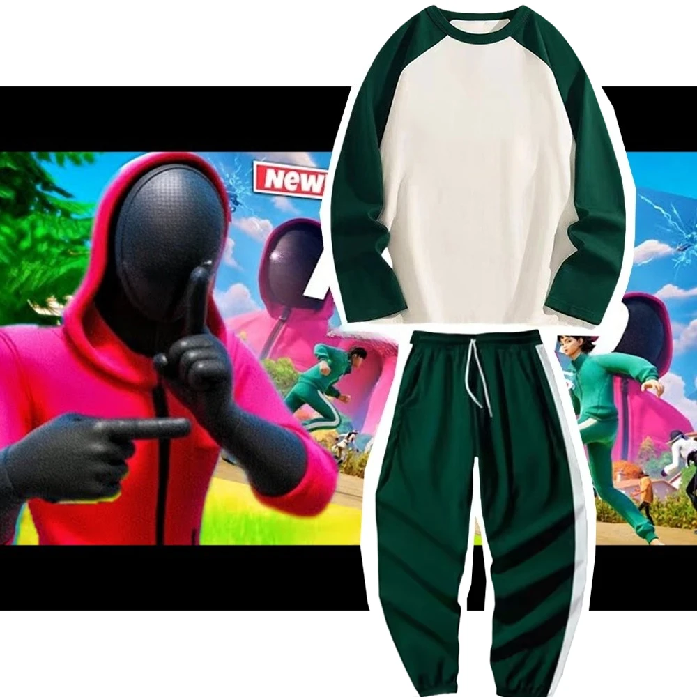 

Косплей Костюм Спортивный костюм Футболка с длинными рукавами Брюки Комплект из 2 предметов Унисекс Костюм для вечеринки на Хэллоуин Номер Удобная спортивная одежда