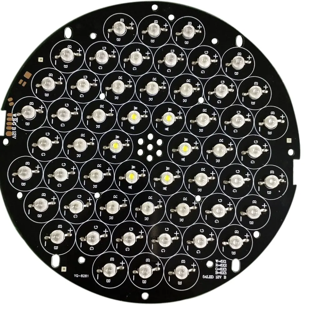 LED Par Light Accessories Led Lamp bead Pannels 3W X 54 RGBW Par LED Parts Stage Disco Light Repair