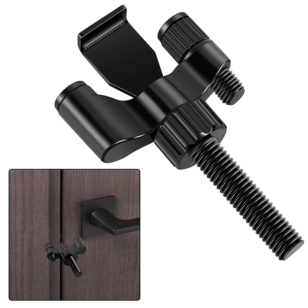 

Portable Door Lock Zinc Alloy Security Door Lock Adjustable Home Travel Hotel Apartment Portable Gate Blocker Door Stopper