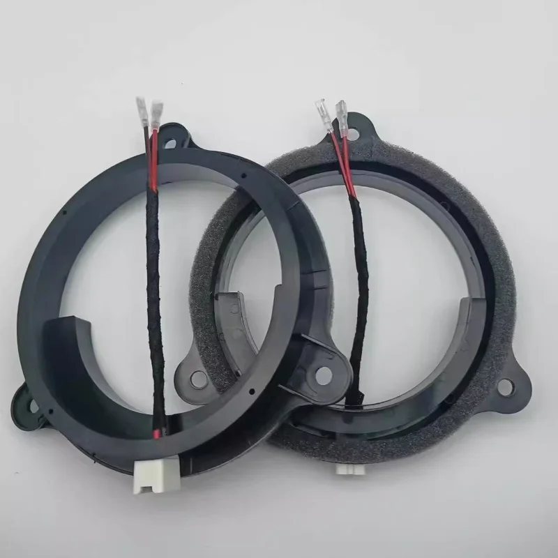 AZ-2 Pcs 6.5 Inch Speaker Pad  Audio Modification Car Horn Wire Pad Circle Bracket  For Nissan Universal QASHQAI X-TRAIL ALTIMA