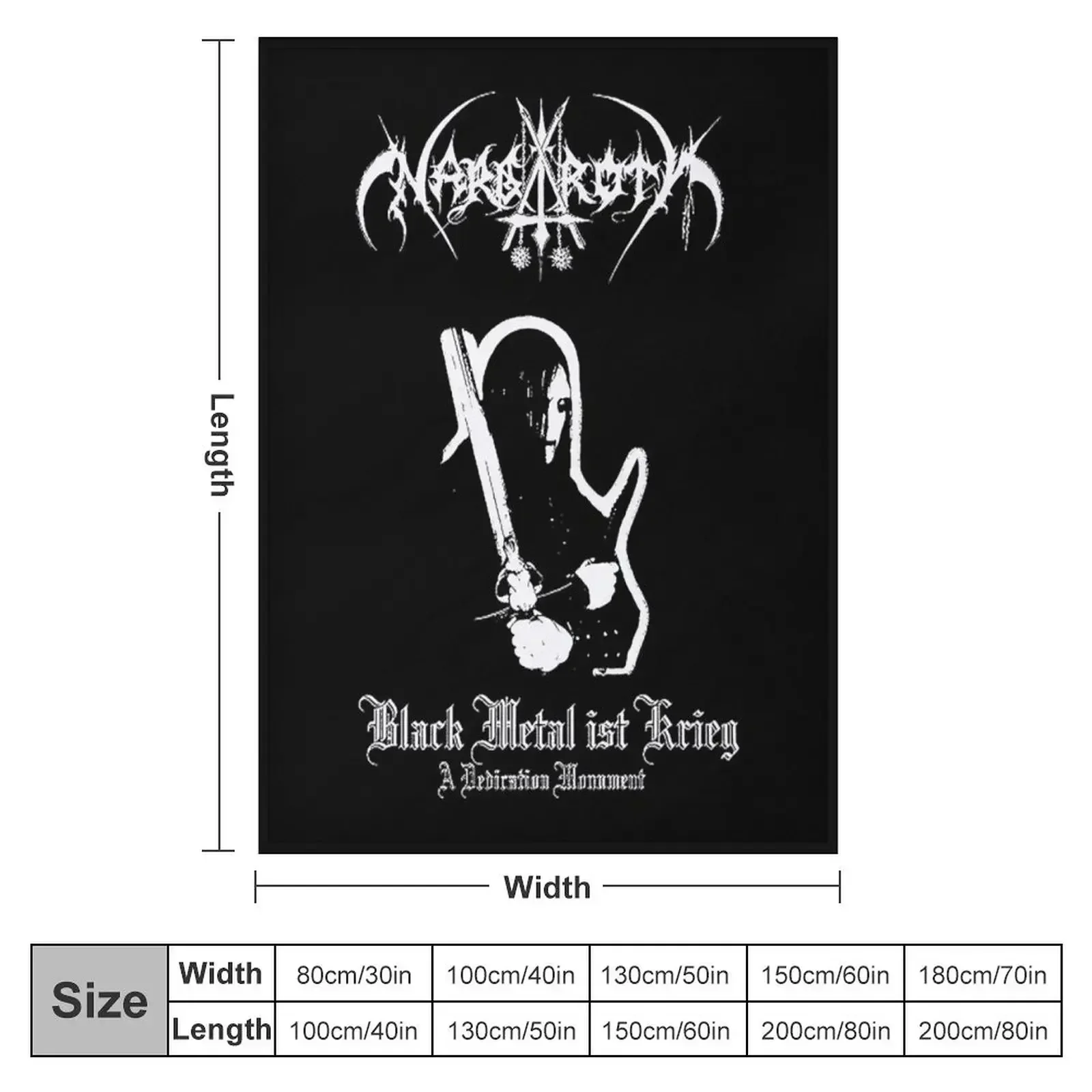 Nargaroth For Fans Throw Blanket Blankets For Bed Personalized Gift Decorative Throw Large Blankets