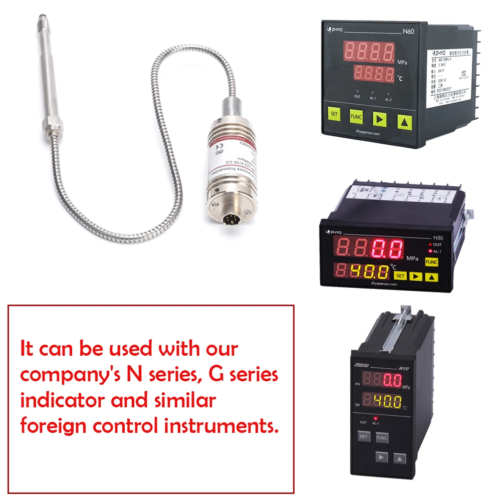 explosion proof 4-20mA 0-10V high temperature melt pressure sensor transmitter for plastic extruder equipment machine