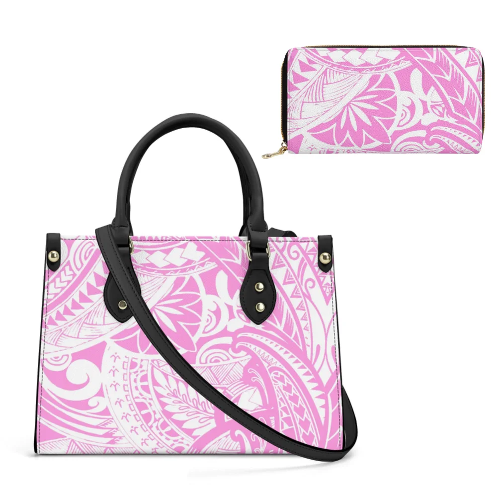 

Polynesian Handbags, Casual Shopping Women'S Bags, Travel Luxury Wallets And Handbags, Custom Classic Pattern Bag Sets Design