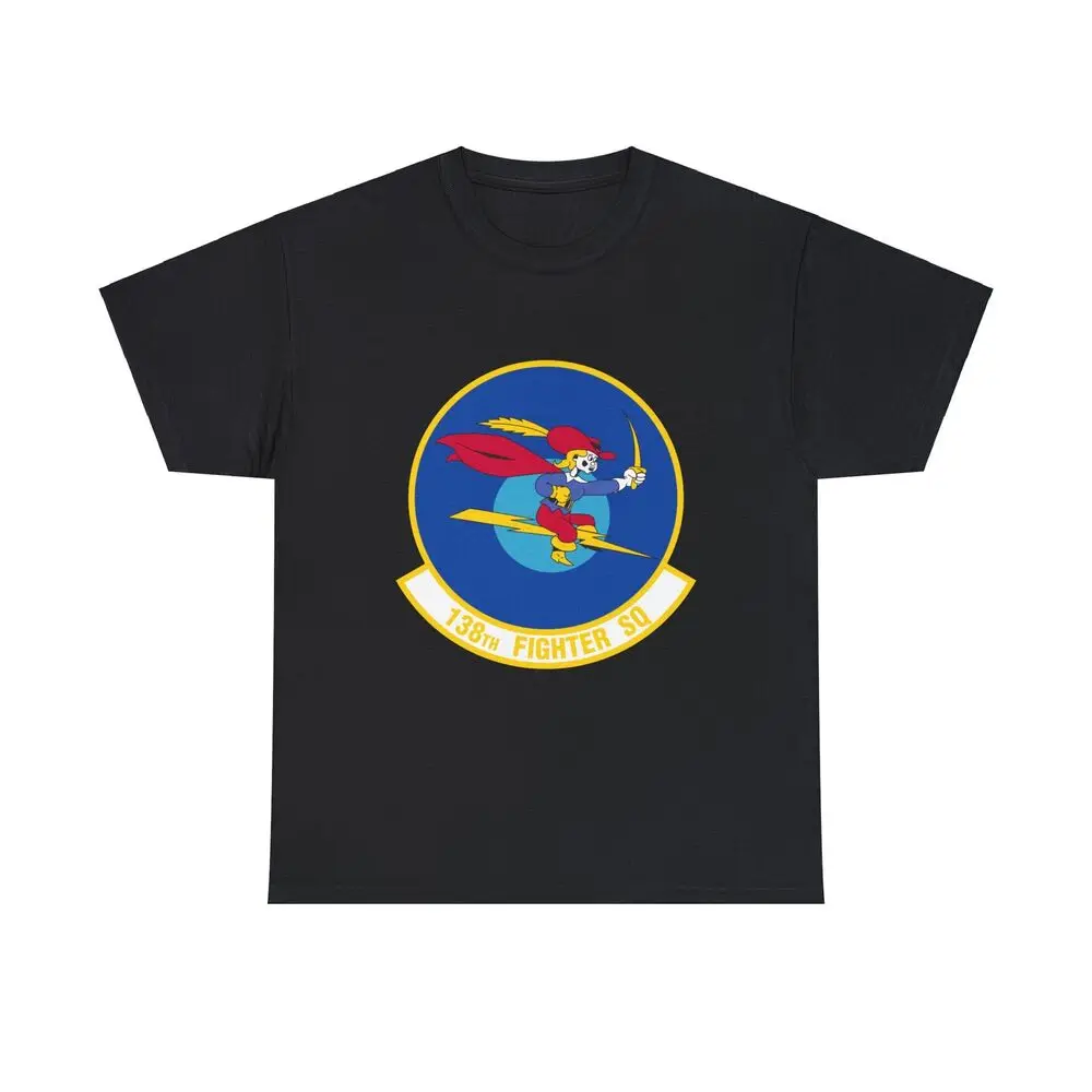 138 Fighter Squadron  T-Shirt  Anime Graphic T-shirts for Men Clothing Women