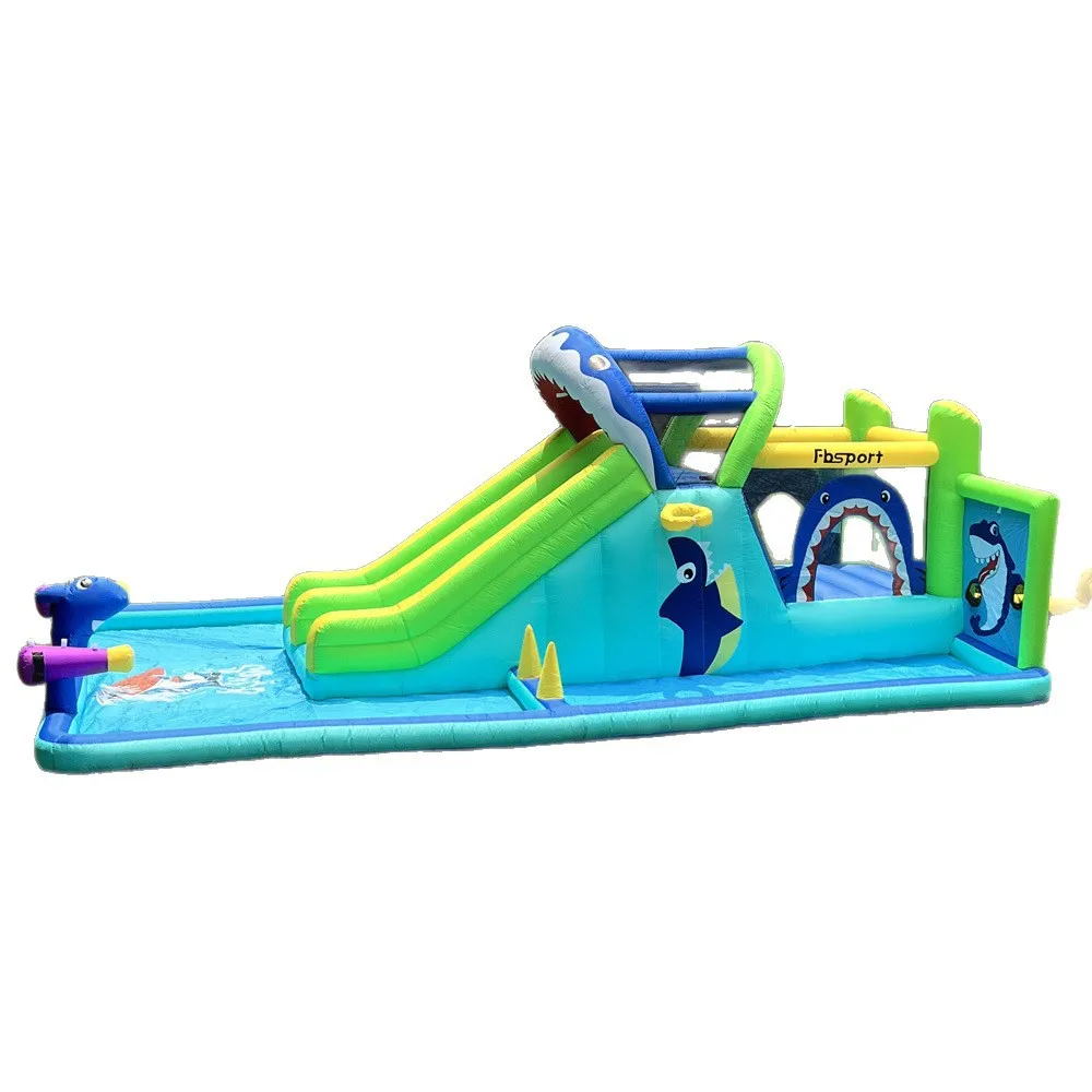 

Factory Stock Home Use Multi Functional Trampoline Inflatable logo Slide Sports Slide Indoor Play Centre