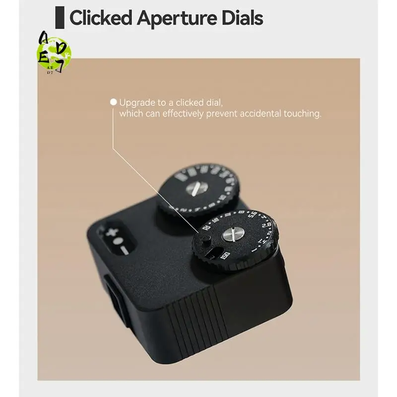 

AED7-Light Meter II Cold Shoe For DSLR Film Camera Light Meter 12 Shutter Speed Photography Accessories