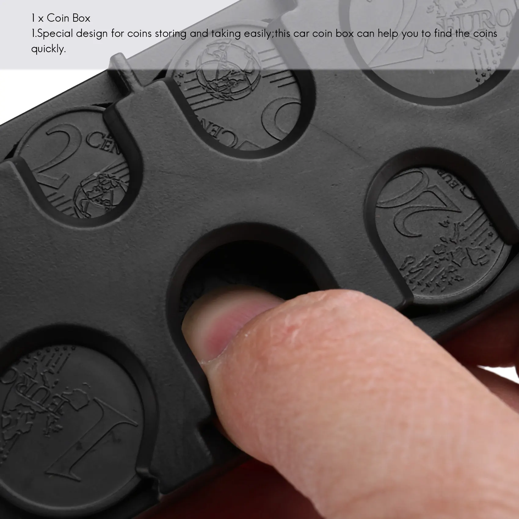 Euro Coin Dispenser Storage Coins Storage Box Dispenser