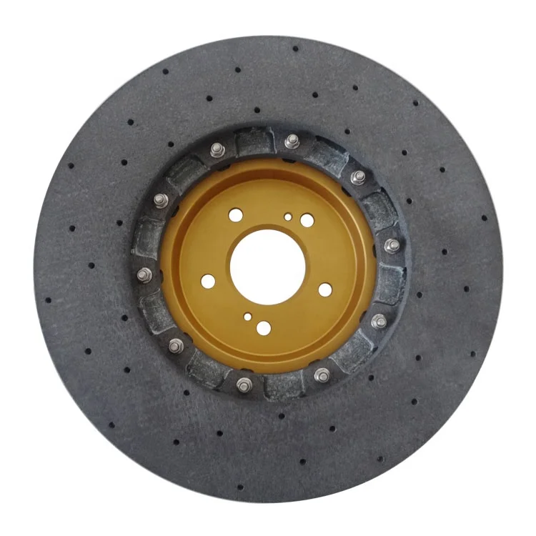 Long Fiber 394MM Front Carbon Ceramic Brake Disc For Ford Mustang GT350R