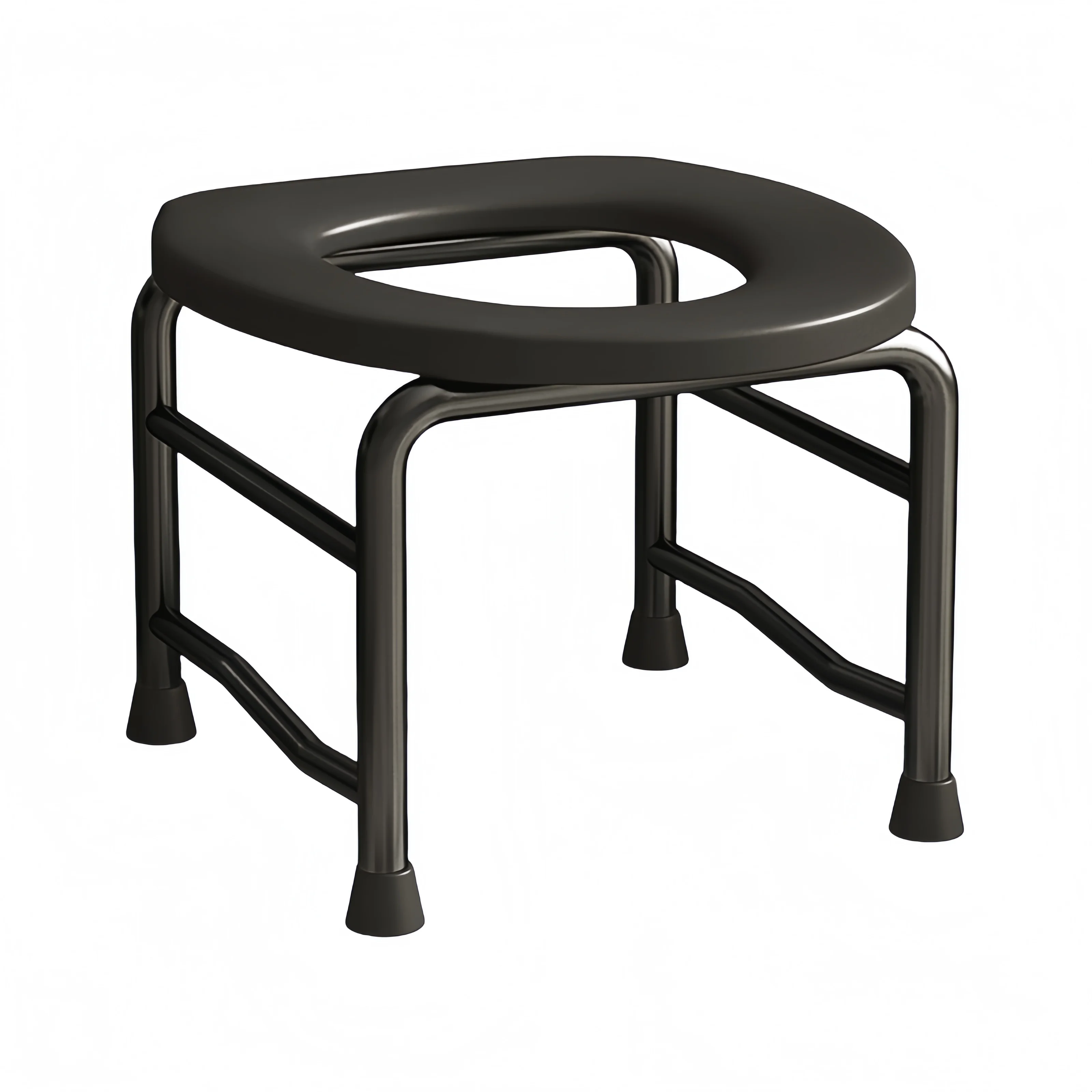 Inodoro en forma de O, se puede cargar con 300 libras, fácil de limpiar, adecuado para ancianos y mujeres embarazadas, inodoro en cuclillas, se puede utilizar como taburete de baño