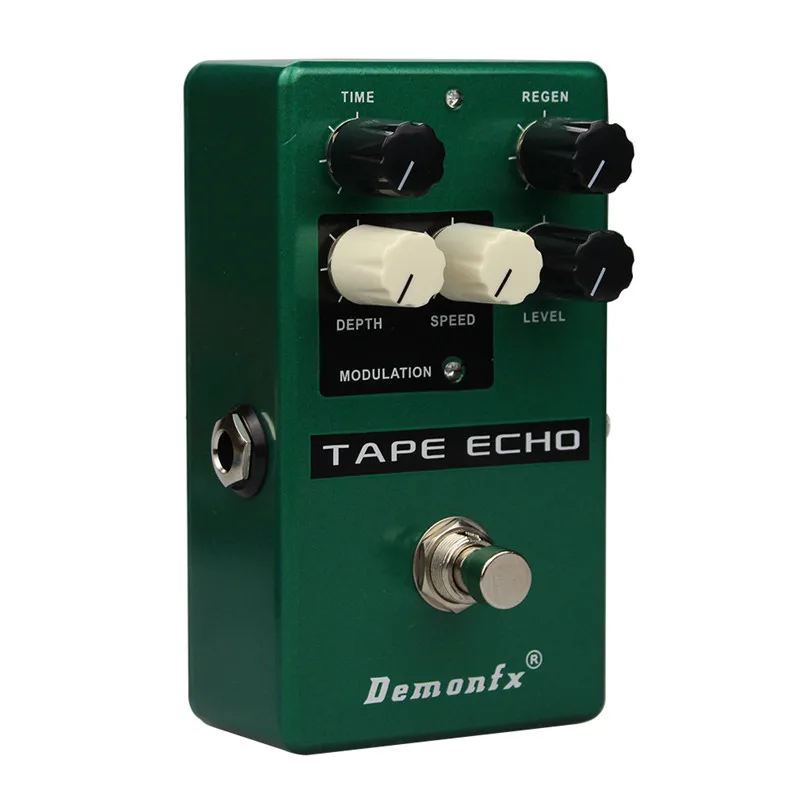 Demonfx-Pedal de efecto de guitarra de alta calidad, cinta ECHO, retraso con True Bypass