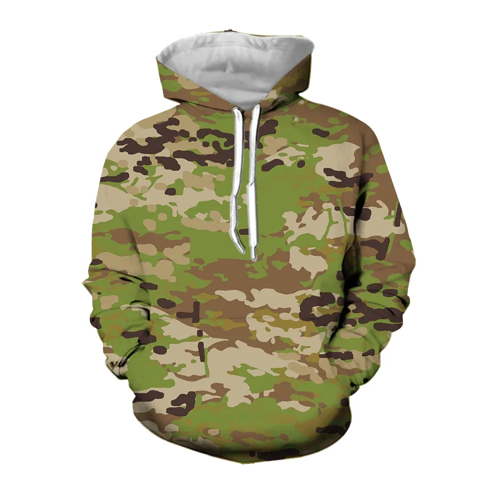 

Jumeast 3D Jungle Camouflage Printed Men Hoodies Soldier Camo Hunting Streetwear Casual Hooded Oversized Military Coat Clothing