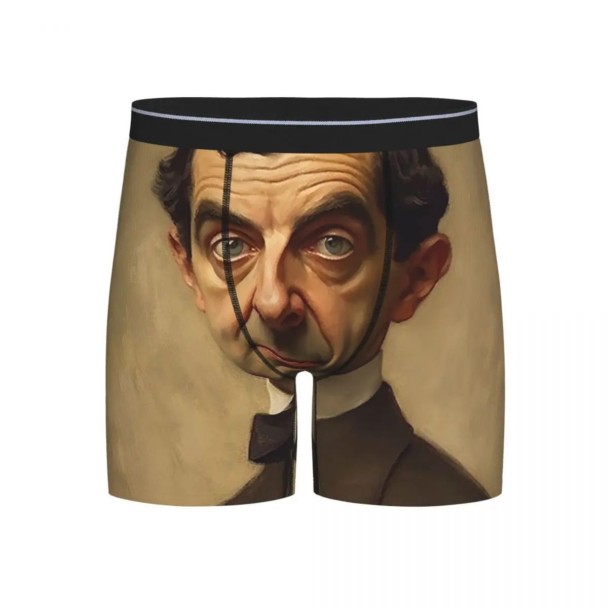 

Long Boxer Underpants Shorts Mr Bean Whistler Mother Panties Men Comfortable Underwear for Homme Man Boyfriend Gift