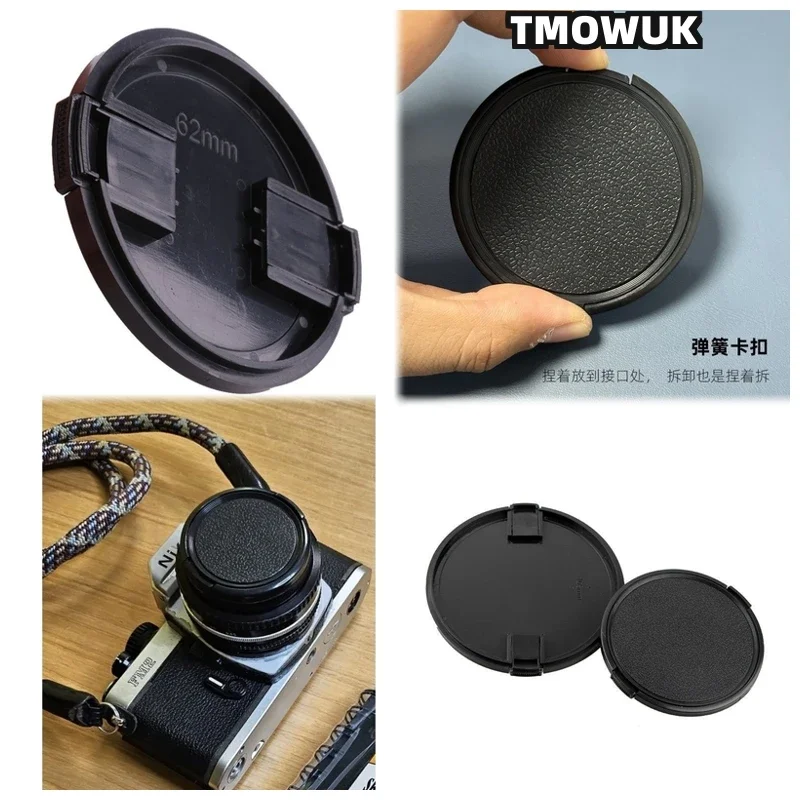 For SONY A560 A7S3 A7R5 A7C II A450 A290 A58 A65V Camera Lens Cap Protective Cover Center Pinch Snap-on 49mm 52 55 58 62 67 72 7