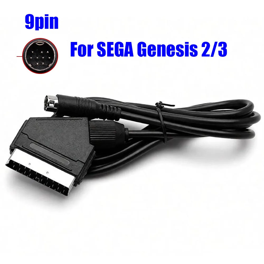 Yaru 1.8m RGB Scart Cable For PS2/PS1/PS3/SEGA Mega Drive1/MD2/DC Dreamcast/Saturn/XBOX/XBOX 360 Retro Video Game Consoels view 2