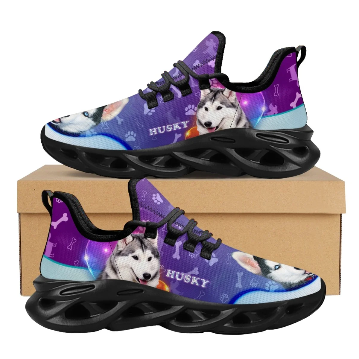 

Kawaii Husky Cartoon Dirt Resistant Woman Running Shoes Ladies Party Sneakers Gift Durable Outdoor Travel Walking Sneakers