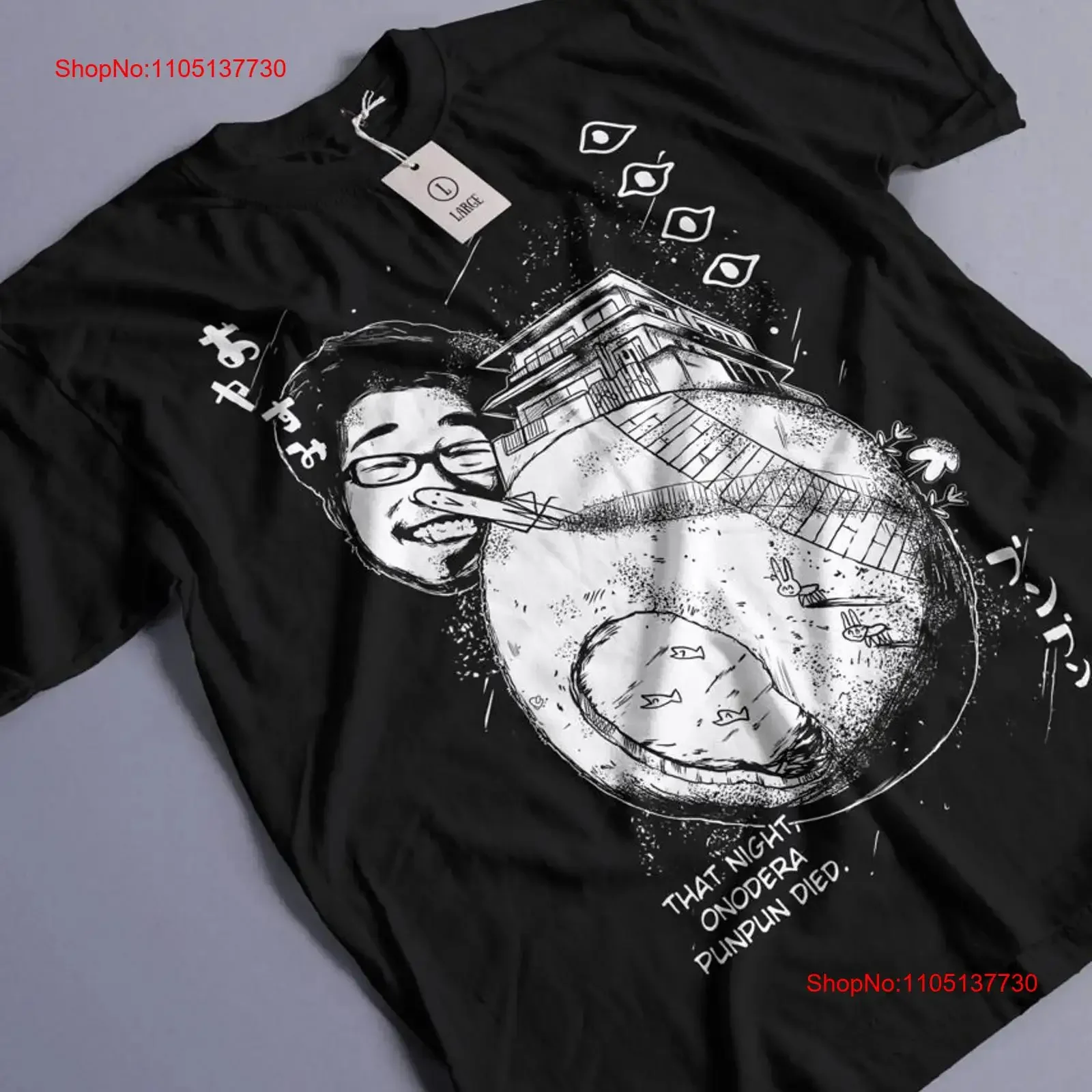 Oyasumi Goodnight Punpun Anime camiseta Aiko Tanaka Manga vintage ropa de calle lavada ropa de diseñador homme gráfico versátil