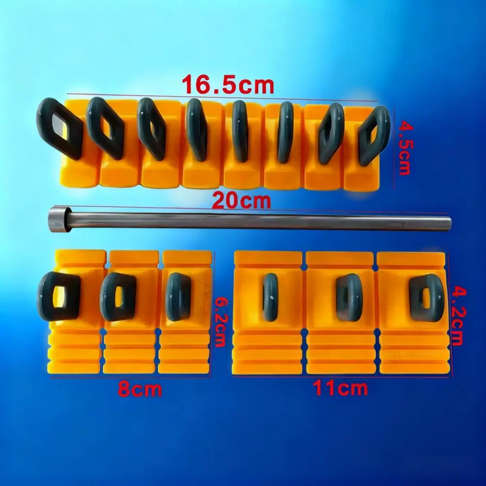 Nieuwe Verveloze Lijmtrekker Tabs Dent Auto Reparatie Tool Voertuig Uitdeuken Repareren Tool Set Oranje Dent Puller Kit