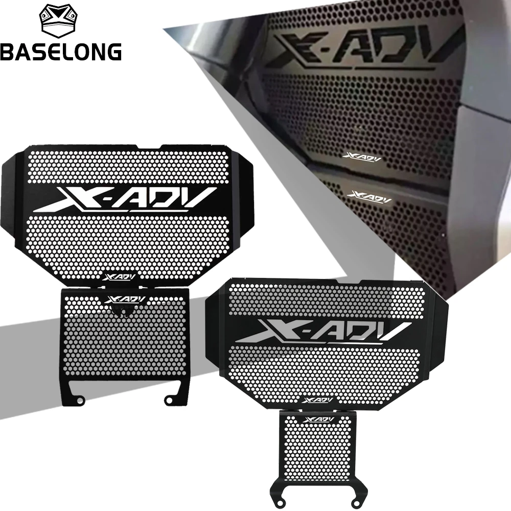 

Motorcycle Radiator Grille Guard Cover Protector For Honda XAdv750 X ADV XADV X-ADV 750 2017-2020 2021 2022 2023 2024 2025 2026
