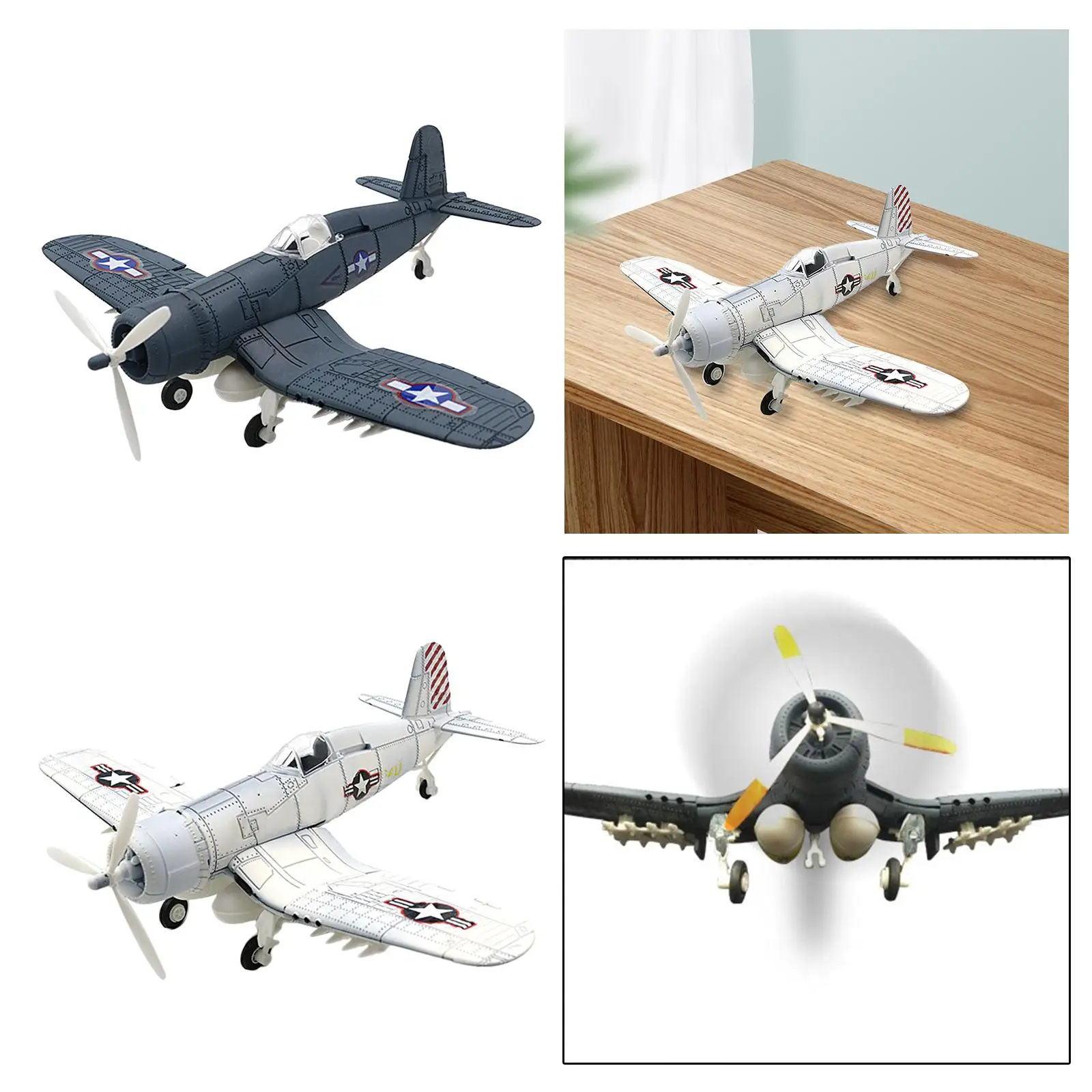 1:48 Fighter Building Kits Boy Toys Educational Home Decor Easy to Assemble Birthday Gift Aircraft Model DIY Airplane 3D Puzzles